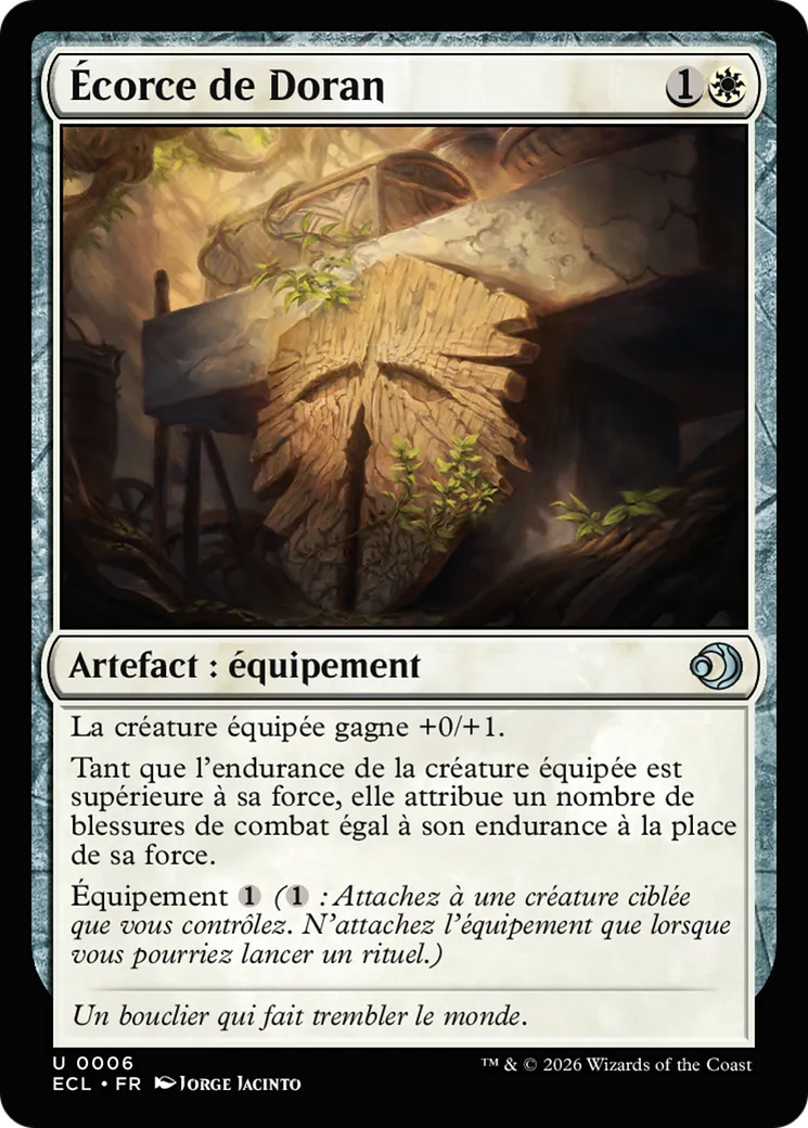 Écorce de Doran — Lorwyn Eclipsed — Magic: The Gathering