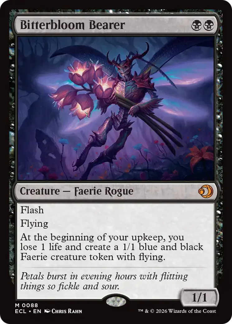 Bitterbloom Bearer — Lorwyn Eclipsed — Magic: The Gathering