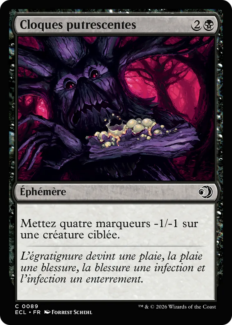 Cloques putrescentes — Lorwyn Eclipsed — Magic: The Gathering