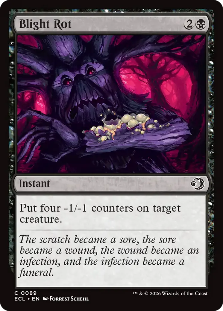 Blight Rot from Lorwyn Eclipsed - Magic: The Gathering