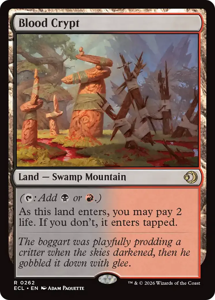 Blood Crypt — Lorwyn Eclipsed — Magic: The Gathering