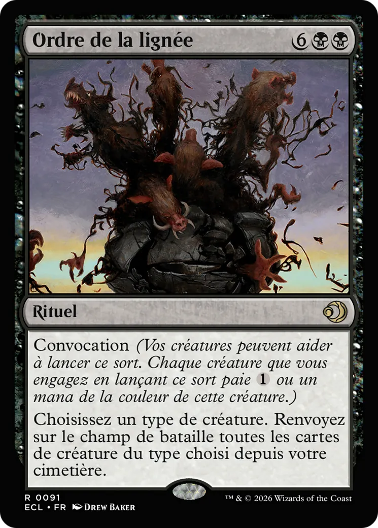 Ordre de la lignée — Lorwyn Eclipsed — Magic: The Gathering