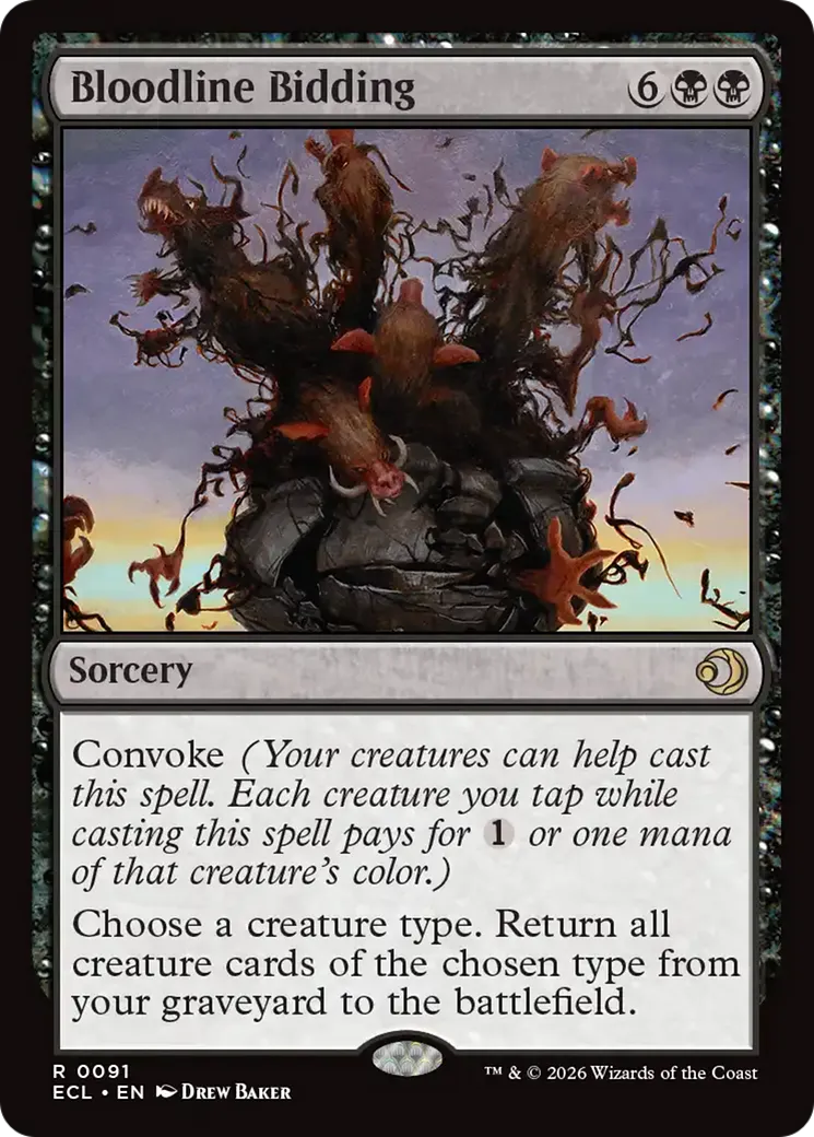 Bloodline Bidding — Lorwyn Eclipsed — Magic: The Gathering