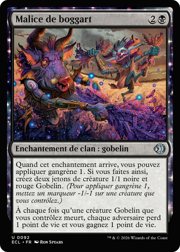 Malice de boggart — Lorwyn Eclipsed — Magic: The Gathering