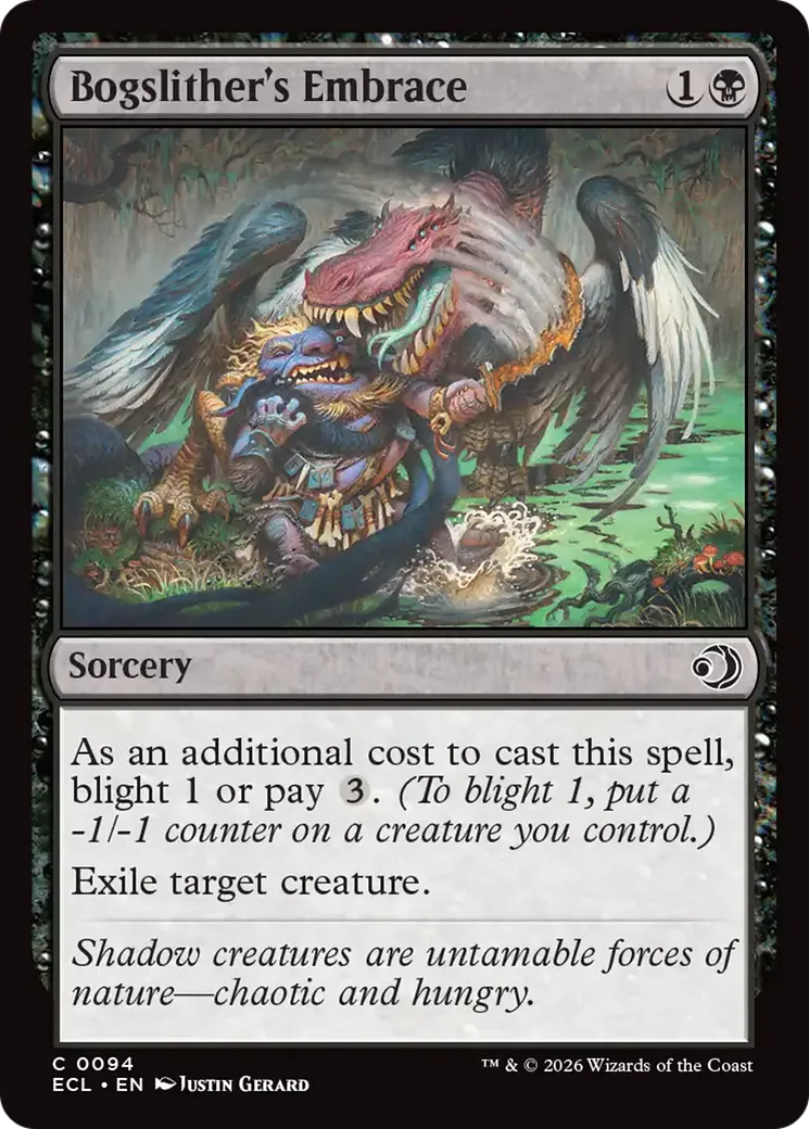 Étreinte du rampeur des marais — Lorwyn Eclipsed — Magic: The Gathering