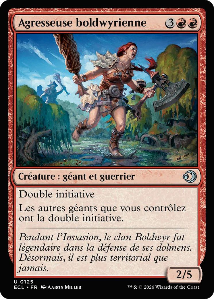 Agresseuse boldwyrienne — Lorwyn Eclipsed — Magic: The Gathering