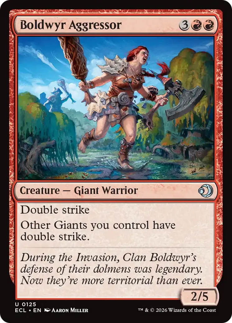 Agresseuse boldwyrienne — Lorwyn Eclipsed — Magic: The Gathering