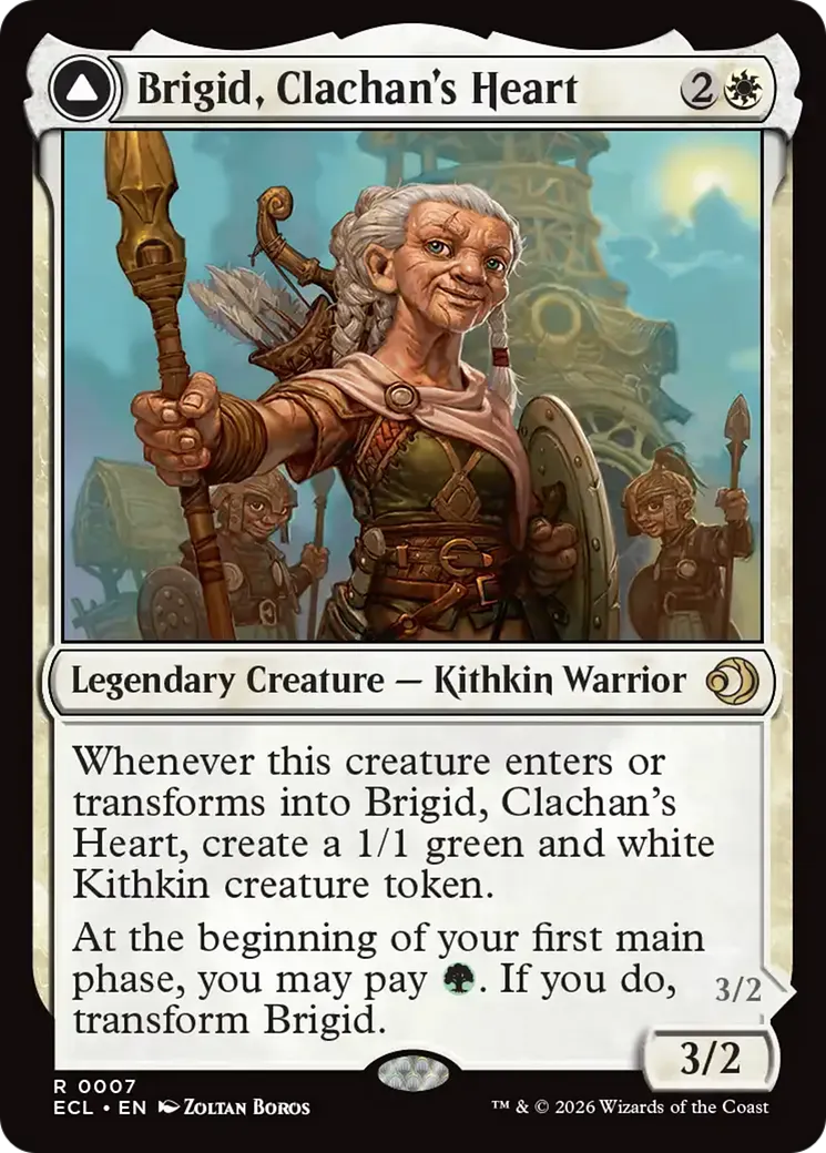 Brigid, Clachan's Heart // Brigid, Doun's Mind — Lorwyn Eclipsed — Magic: The Gathering