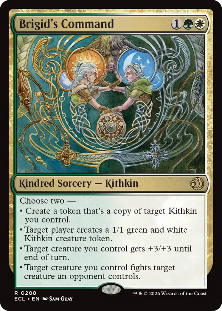 Commandement de Brigid — Lorwyn Eclipsed — Magic: The Gathering