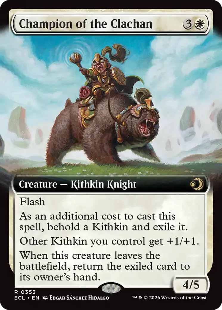 Champion of the Clachan — Lorwyn Eclipsed — Magic: The Gathering
