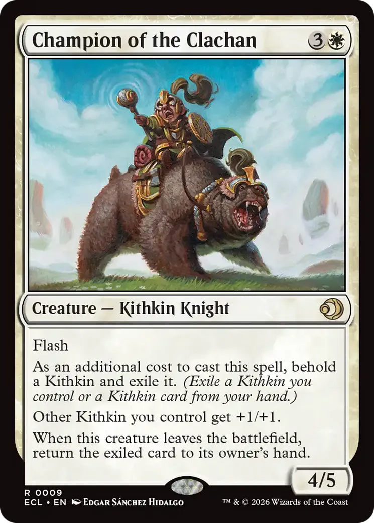 Champion du clachan — Lorwyn Eclipsed — Magic: The Gathering