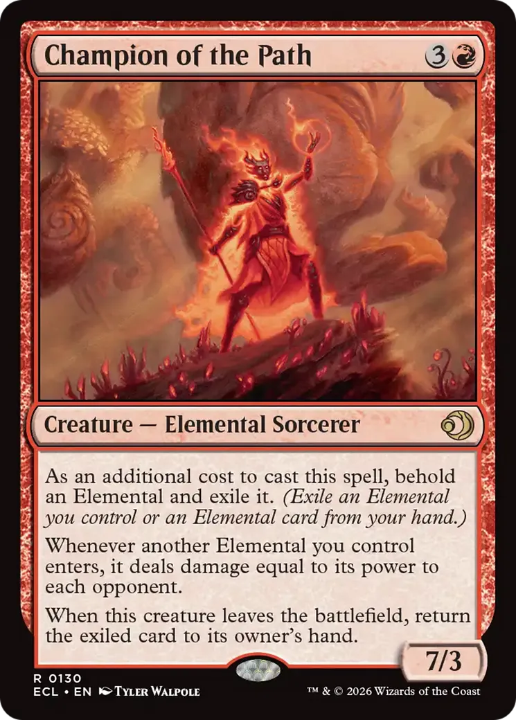 Champion of the Path — Lorwyn Eclipsed — Magic: The Gathering