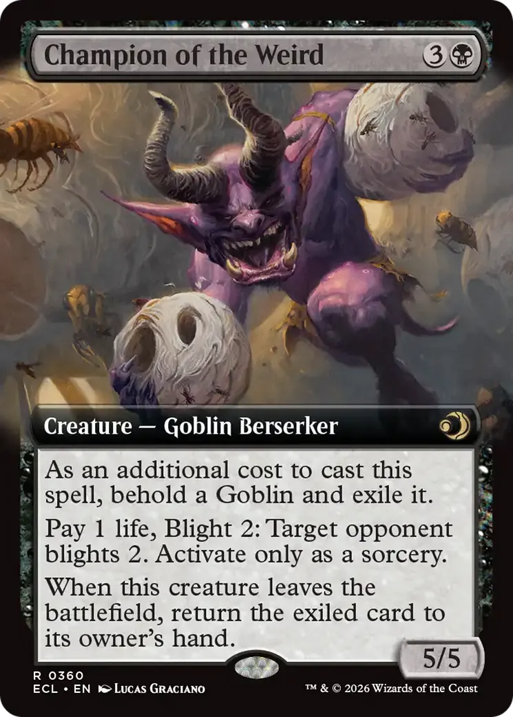 Champion of the Weird — Lorwyn Eclipsed — Magic: The Gathering