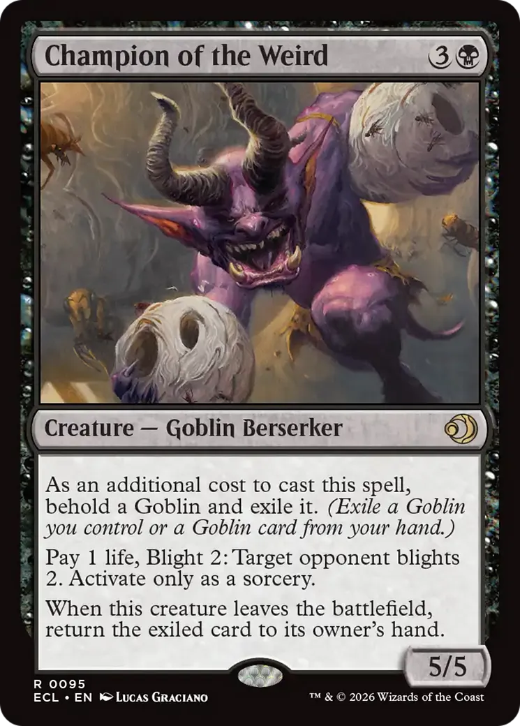 Champion de l'étrange — Lorwyn Eclipsed — Magic: The Gathering