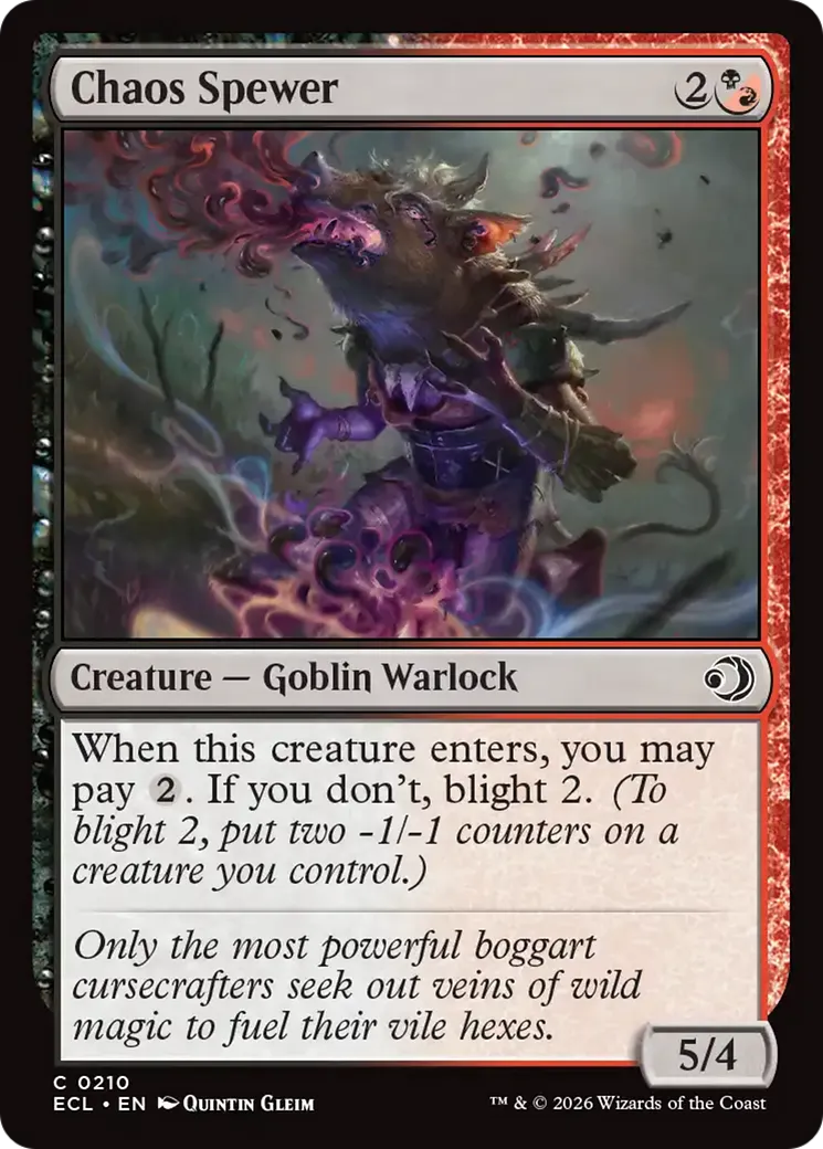 Chaos Spewer — Lorwyn Eclipsed — Magic: The Gathering