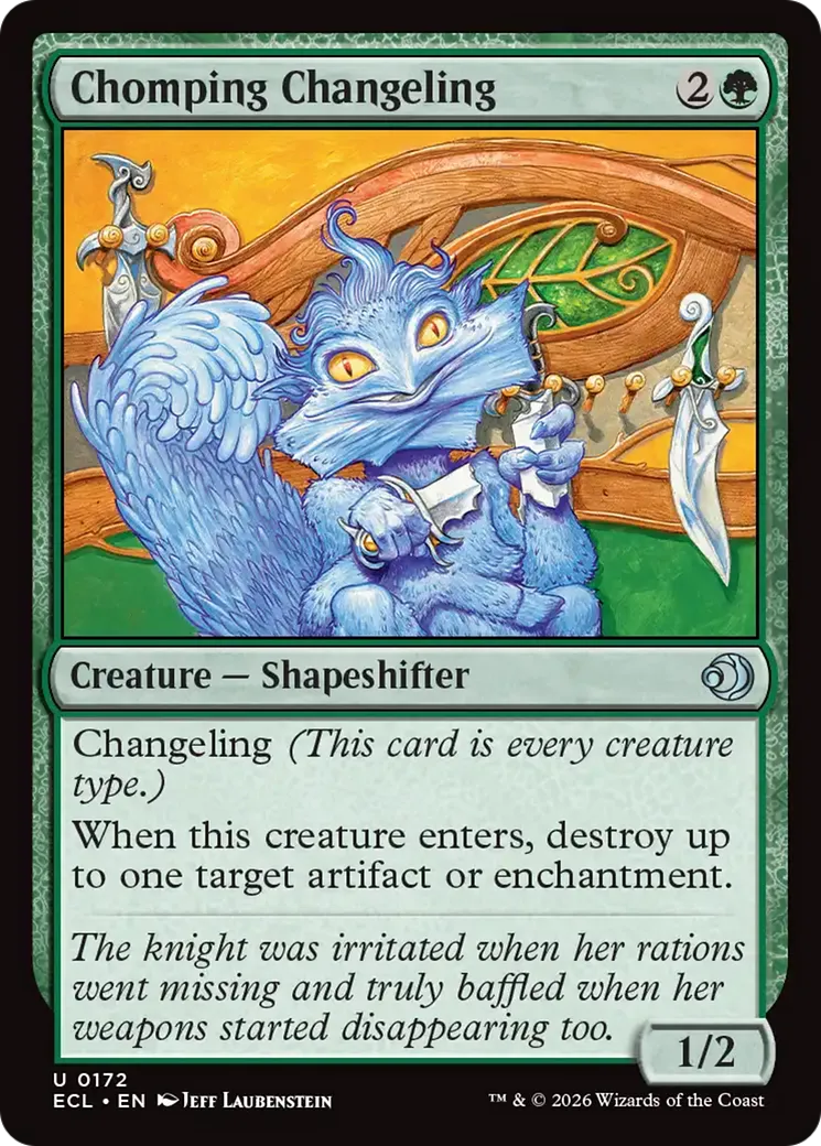 Chomping Changeling — Lorwyn Eclipsed — Magic: The Gathering