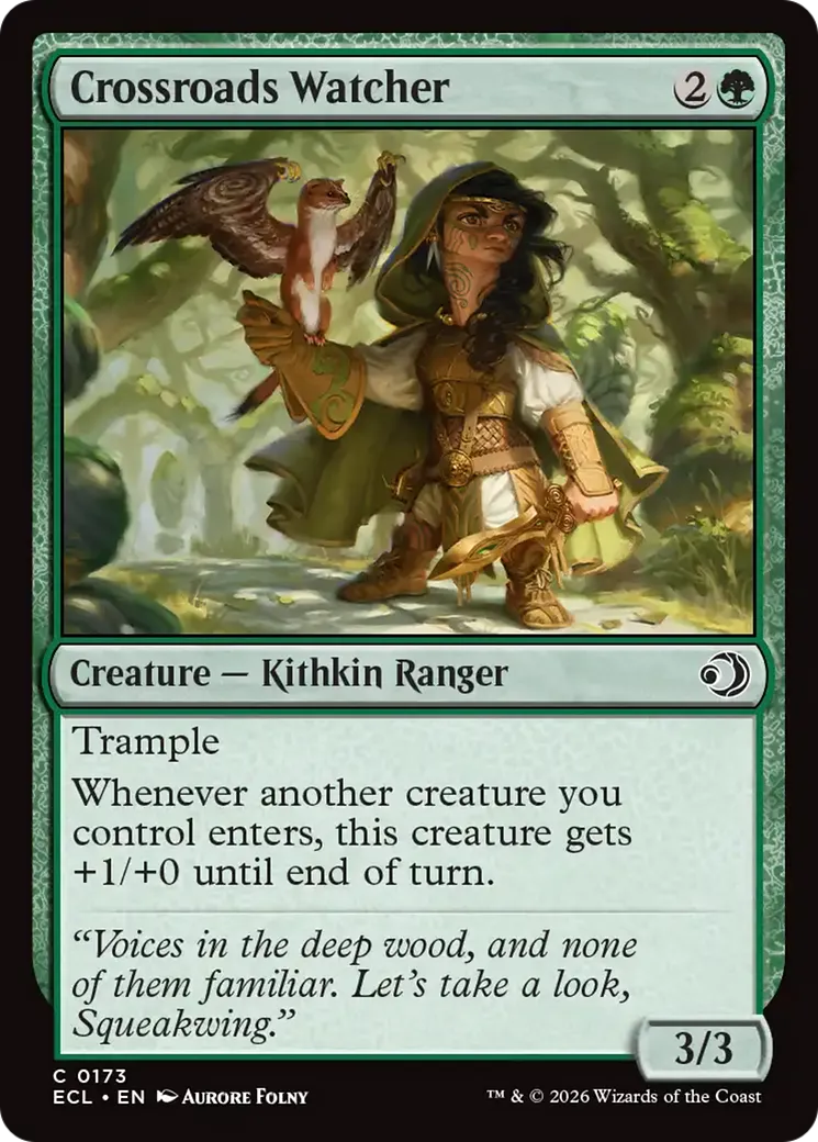 Gardienne de la croisée — Lorwyn Eclipsed — Magic: The Gathering