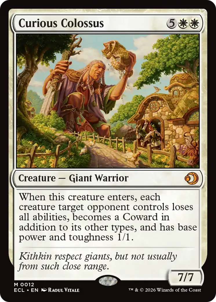 Curieuse colossale — Lorwyn Eclipsed — Magic: The Gathering