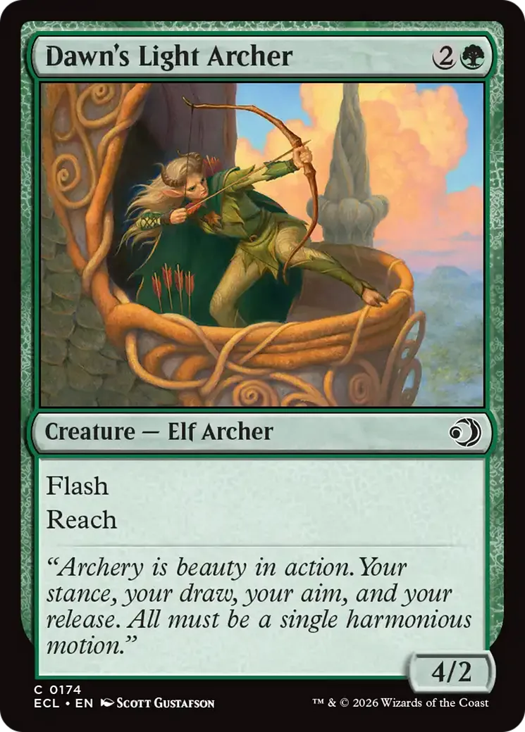 Dawn's Light Archer — Lorwyn Eclipsed — Magic: The Gathering
