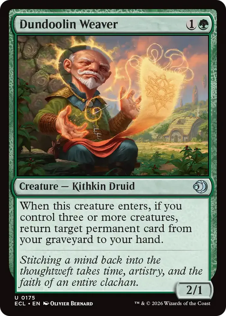 Tisseur de Dounedoline — Lorwyn Eclipsed — Magic: The Gathering