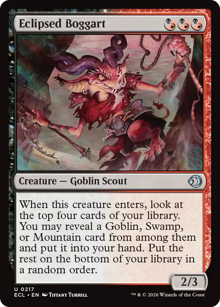 Boggart éclipsé — Lorwyn Eclipsed — Magic: The Gathering