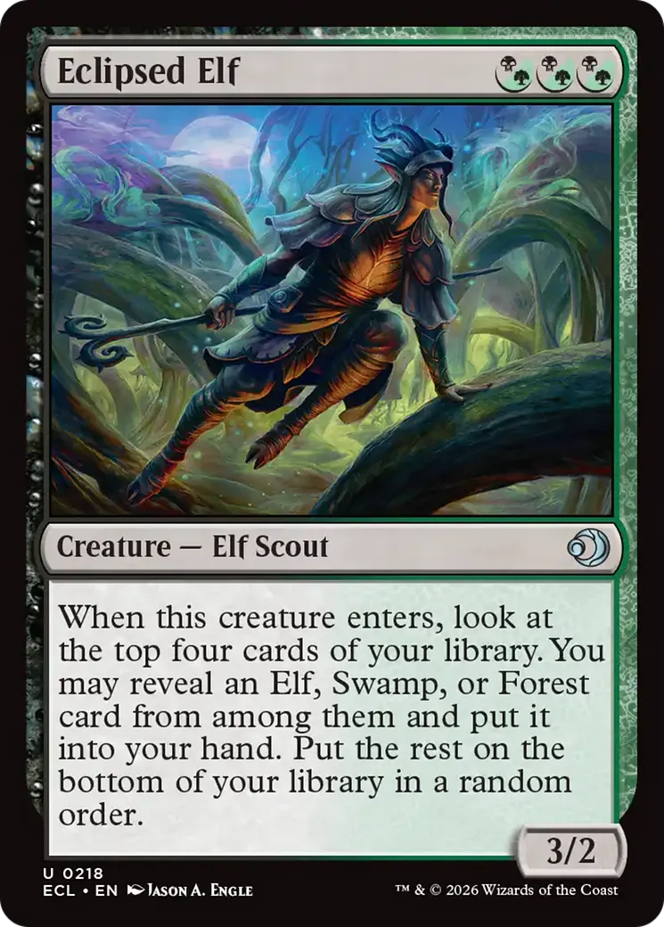Elfe éclipsé — Lorwyn Eclipsed — Magic: The Gathering