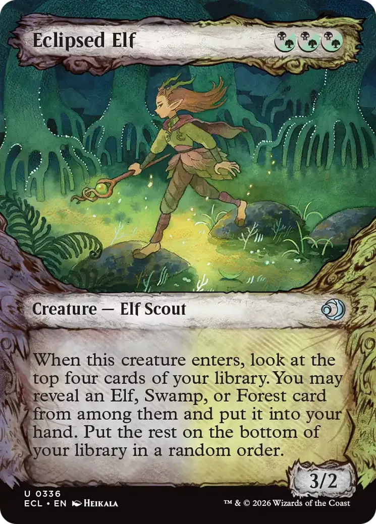 Eclipsed Elf — Lorwyn Eclipsed — Magic: The Gathering
