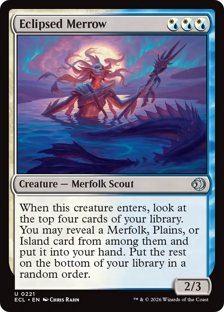 Eclipsed Merrow from Lorwyn Eclipsed - Magic: The Gathering