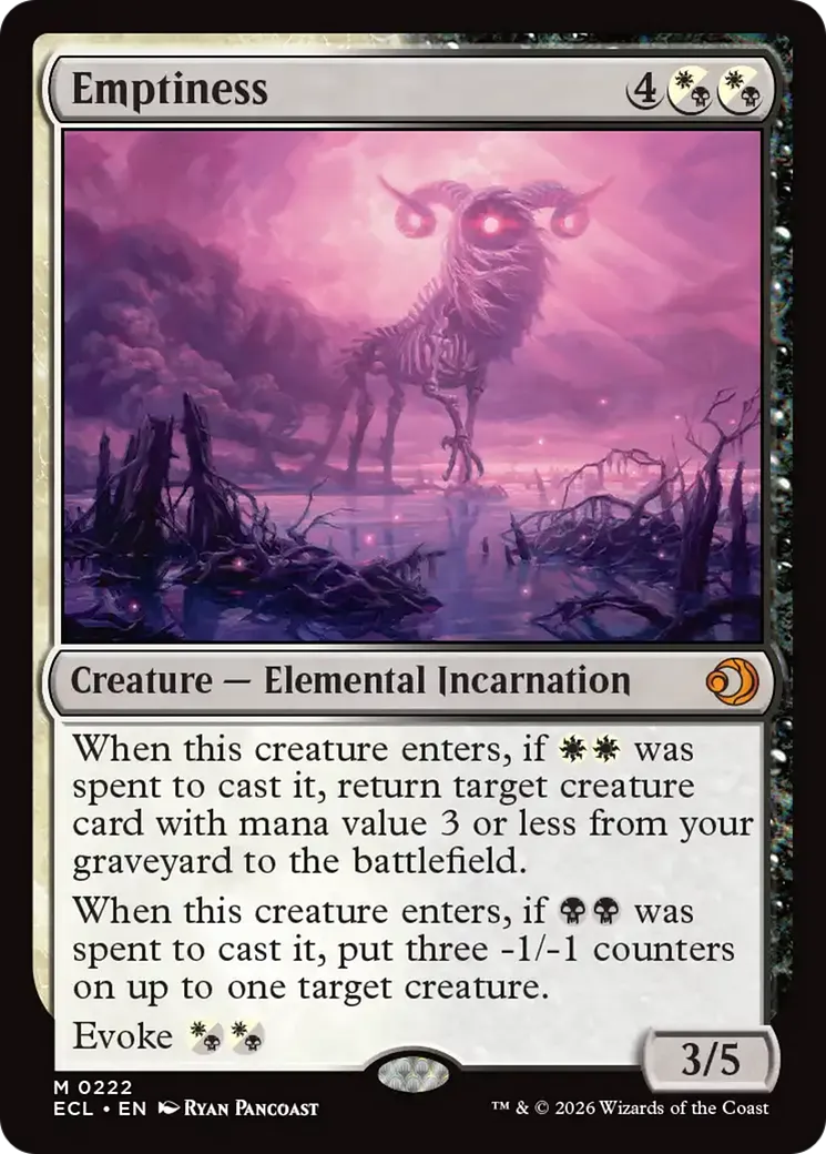 Emptiness — Lorwyn Eclipsed — Magic: The Gathering