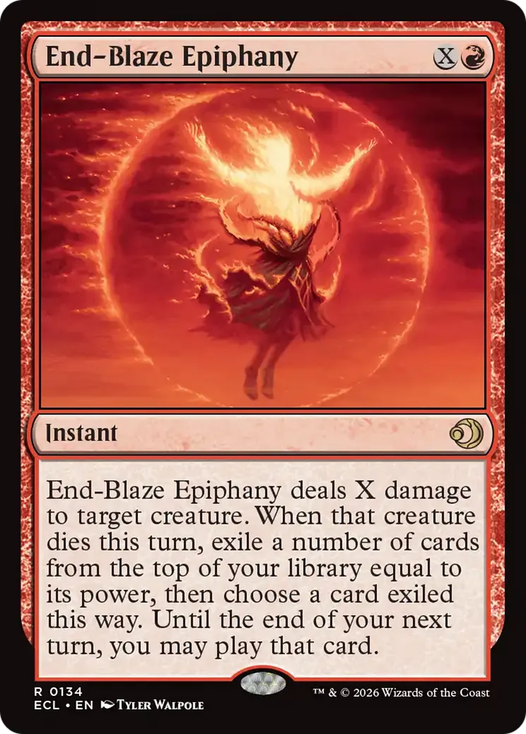 End-Blaze Epiphany — Lorwyn Eclipsed — Magic: The Gathering