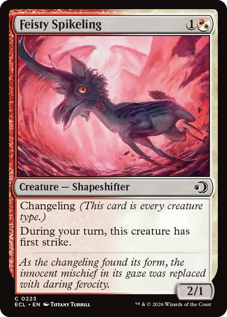 Feisty Spikeling — Lorwyn Eclipsed — Magic: The Gathering