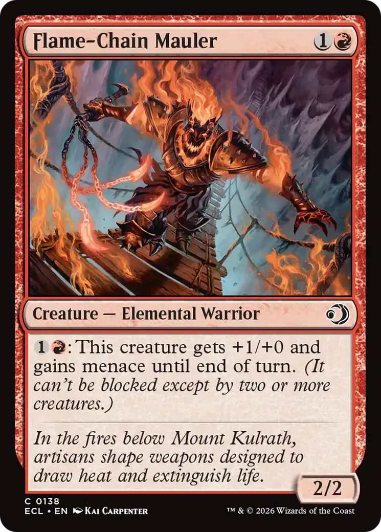 Flame-Chain Mauler — Lorwyn Eclipsed — Magic: The Gathering