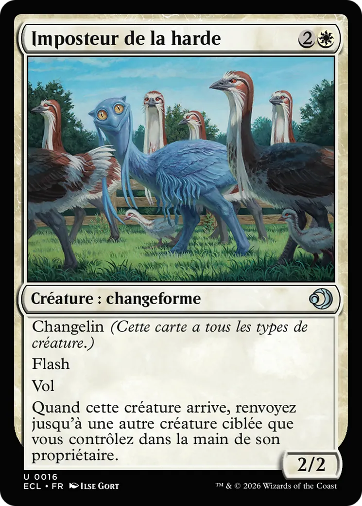 Imposteur de la harde — Lorwyn Eclipsed — Magic: The Gathering