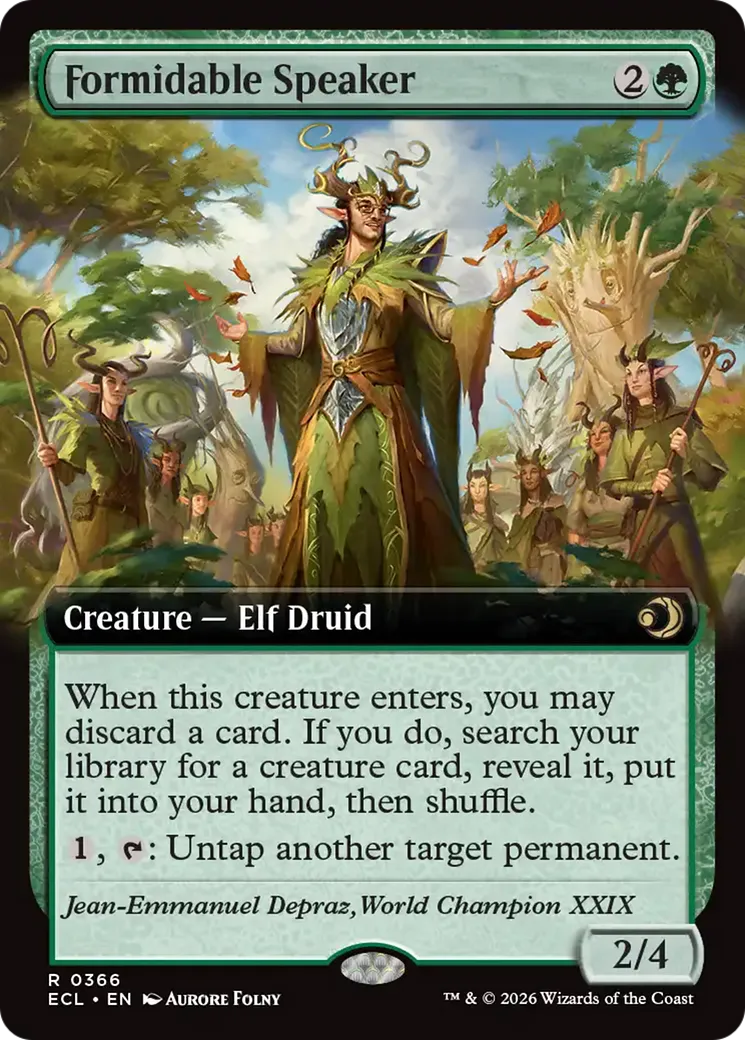 Orateur redoutable — Lorwyn Eclipsed — Magic: The Gathering