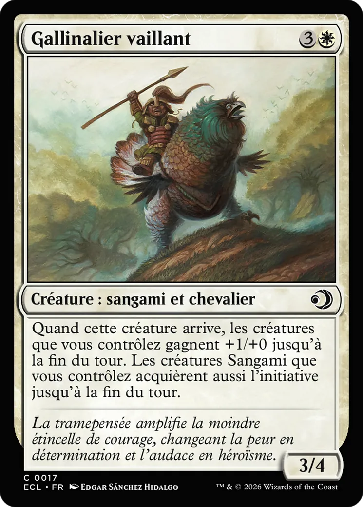 Gallinalier vaillant — Lorwyn Eclipsed — Magic: The Gathering