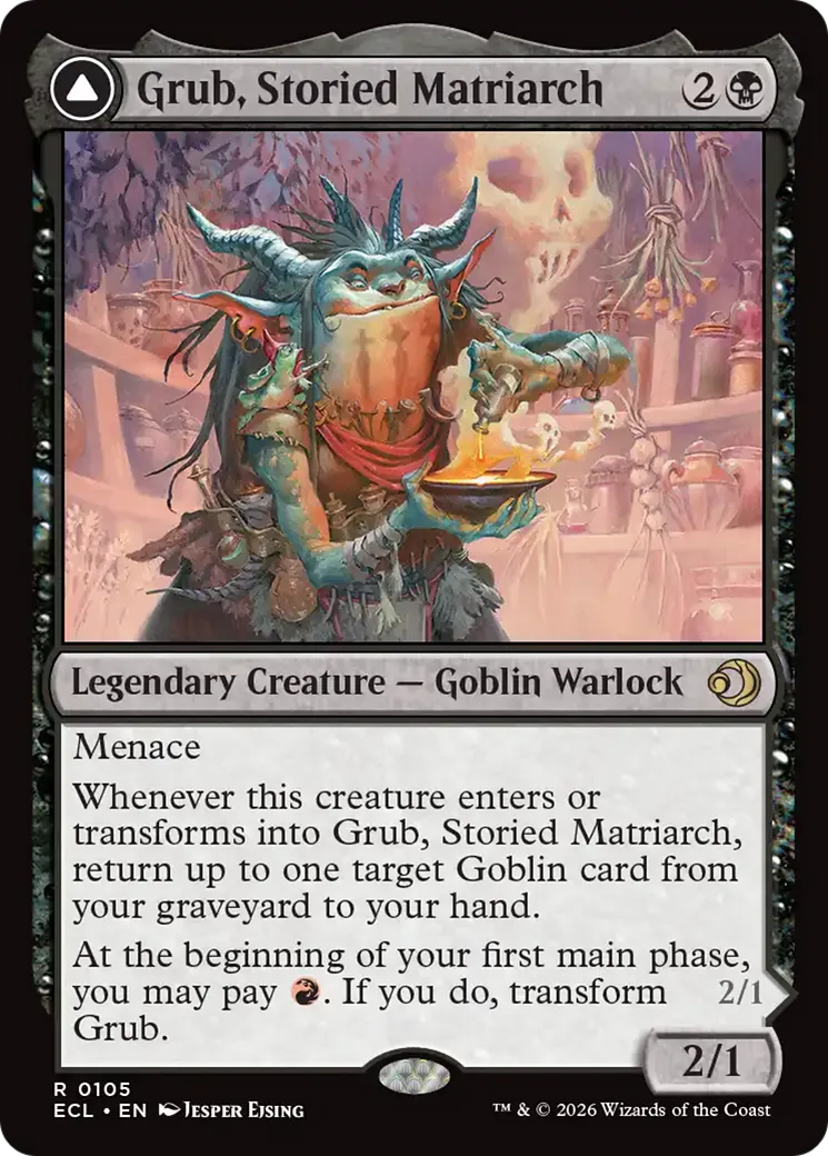 Grub, Storied Matriarch // Grub, Notorious Auntie — Lorwyn Eclipsed — Magic: The Gathering