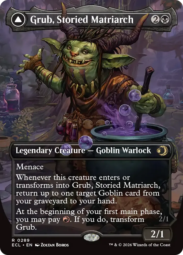 Grub, Storied Matriarch // Grub, Notorious Auntie — Lorwyn Eclipsed — Magic: The Gathering