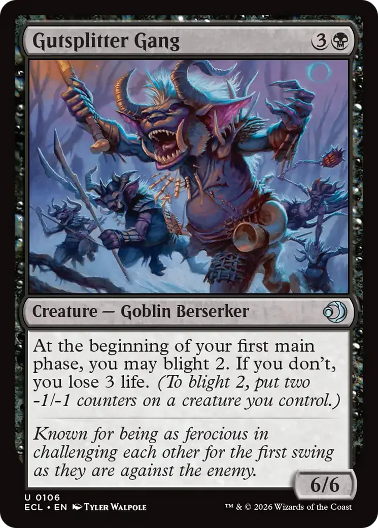 Gang Tranchetripes — Lorwyn Eclipsed — Magic: The Gathering