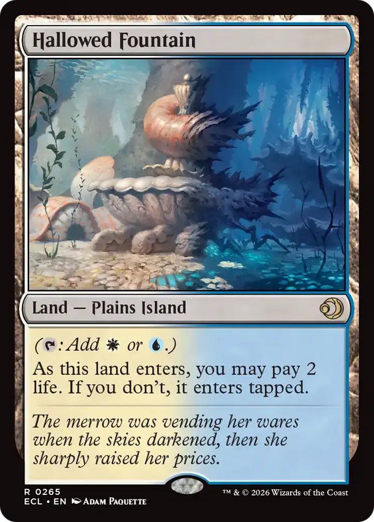 Hallowed Fountain — Lorwyn Eclipsed — Magic: The Gathering