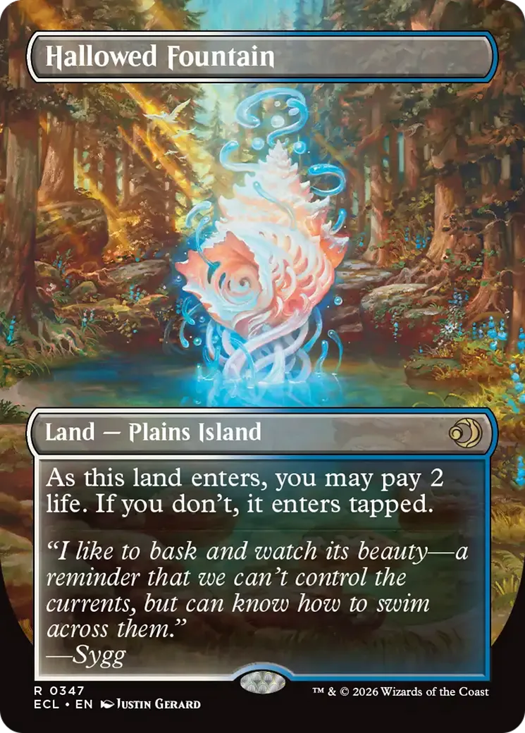 Hallowed Fountain — Lorwyn Eclipsed — Magic: The Gathering