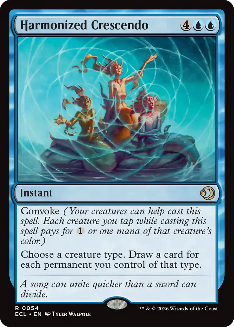 Harmonized Crescendo — Lorwyn Eclipsed — Magic: The Gathering