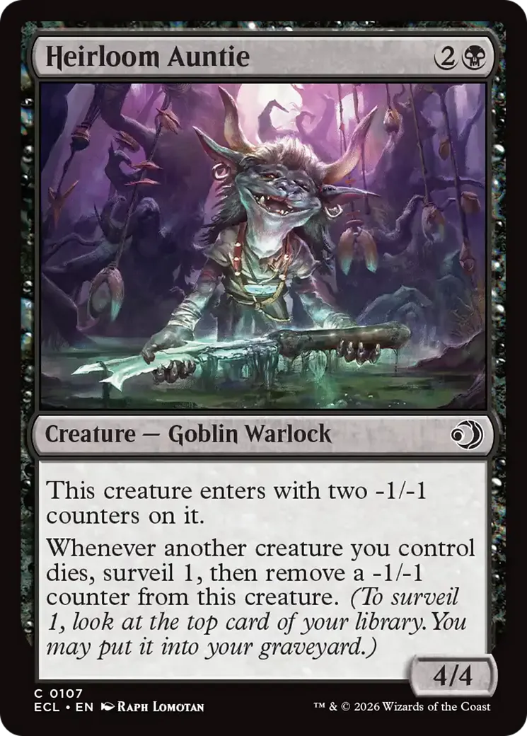 Heirloom Auntie — Lorwyn Eclipsed — Magic: The Gathering