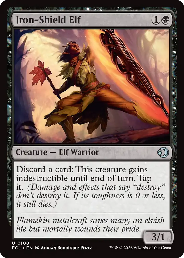 Elfe bouclier-de-fer — Lorwyn Eclipsed — Magic: The Gathering