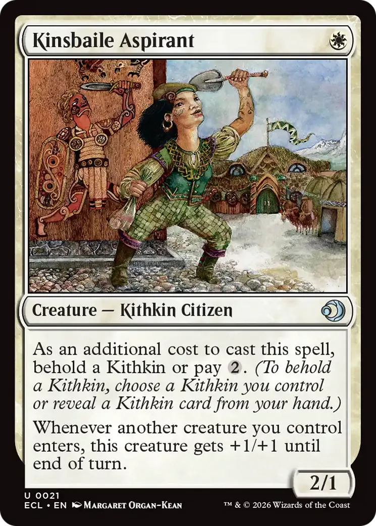 Aspirante de Kinsbayel — Lorwyn Eclipsed — Magic: The Gathering