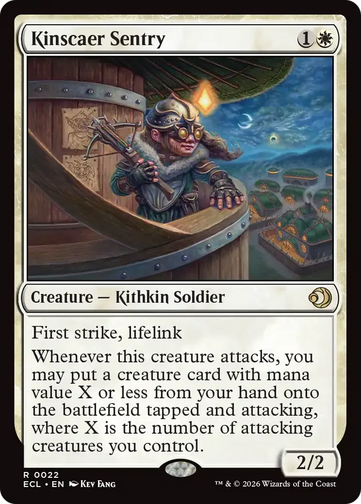 Sentinelle de Kinscaër — Lorwyn Eclipsed — Magic: The Gathering
