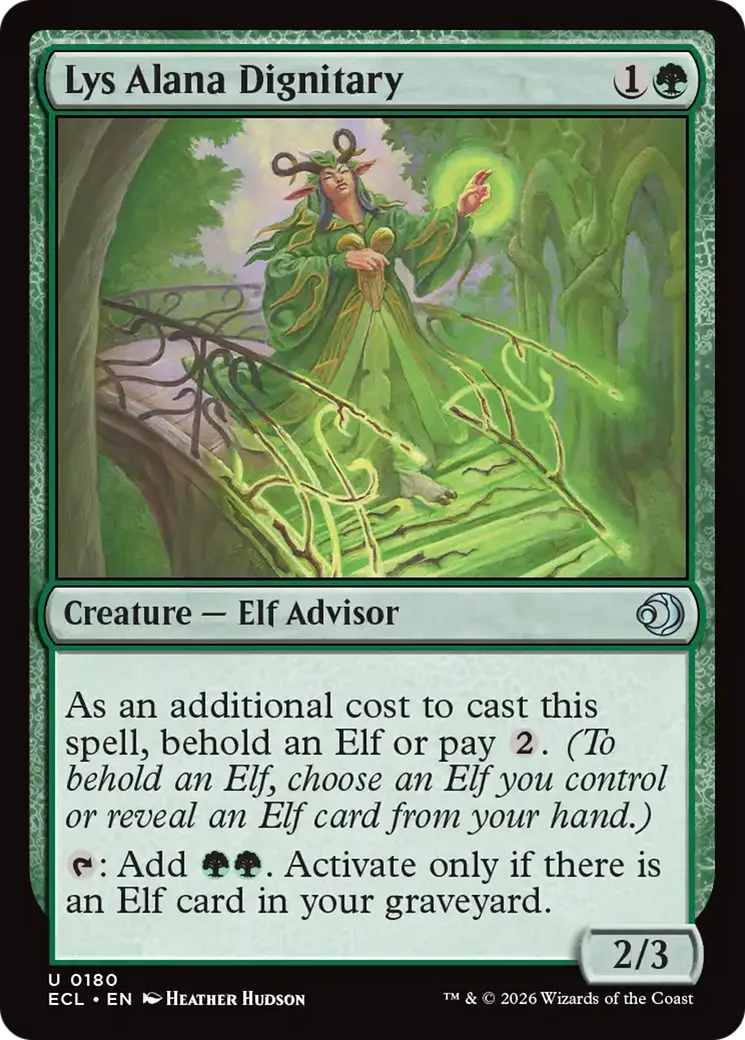 Lys Alana Dignitary — Lorwyn Eclipsed — Magic: The Gathering