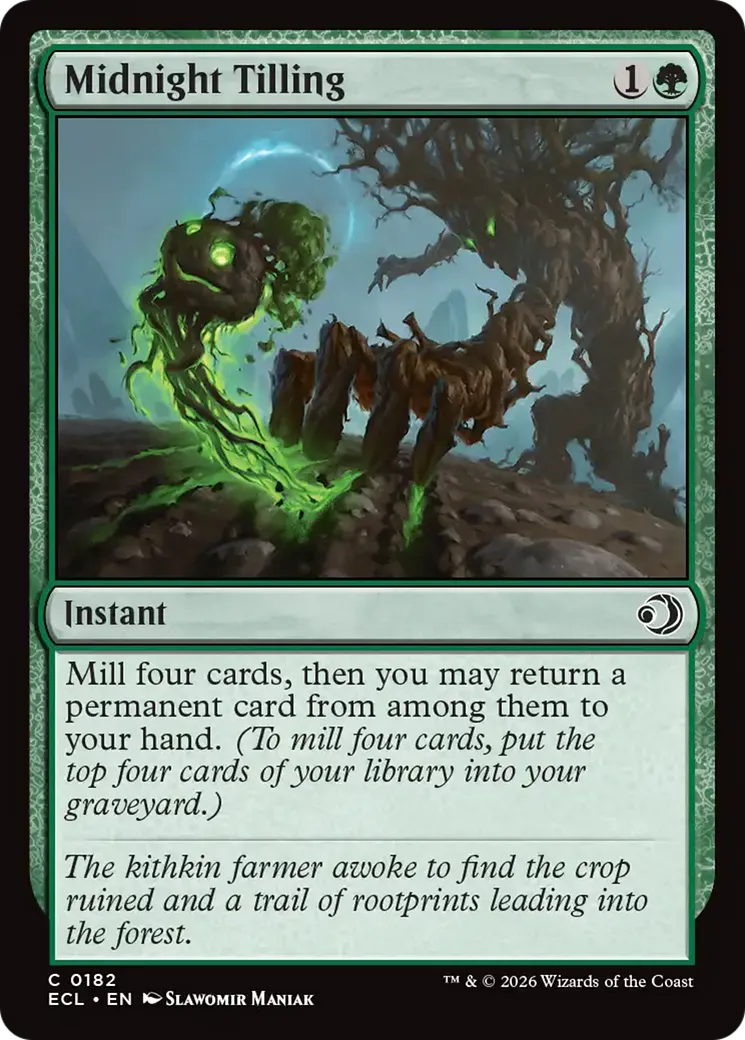 Midnight Tilling — Lorwyn Eclipsed — Magic: The Gathering
