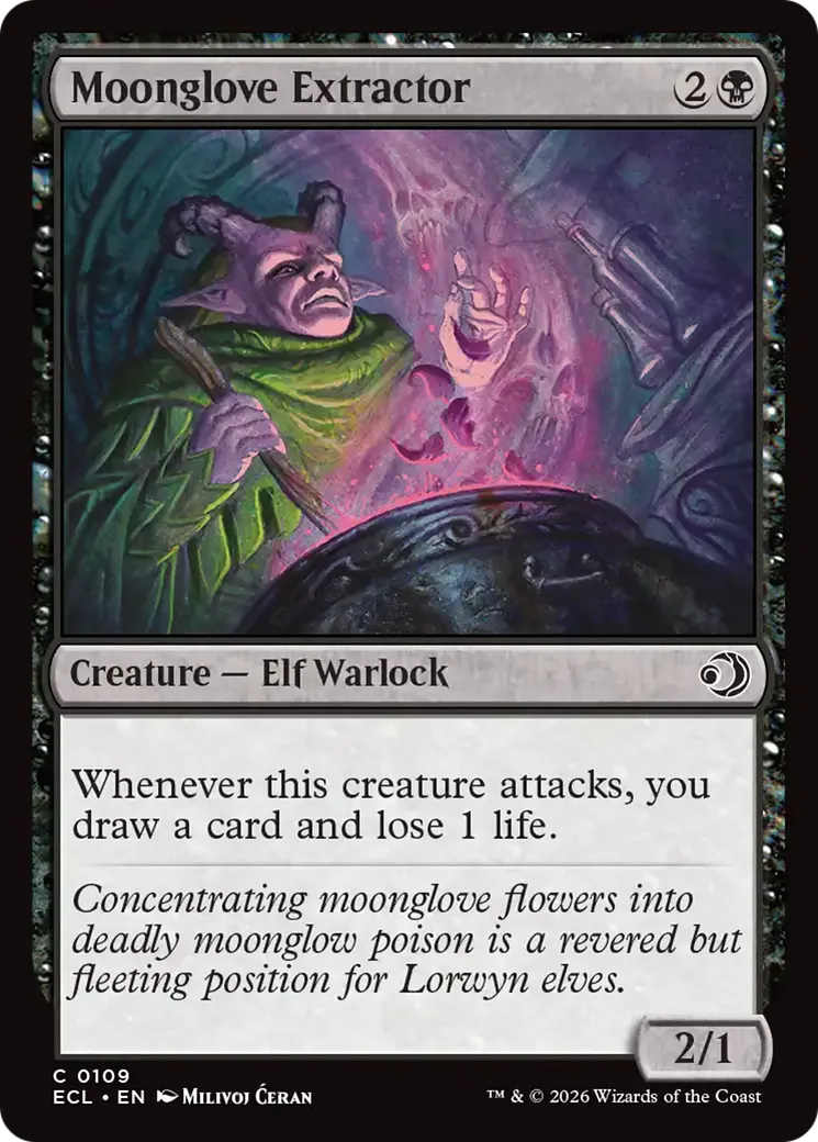 Extractrice de digitale lunaire — Lorwyn Eclipsed — Magic: The Gathering