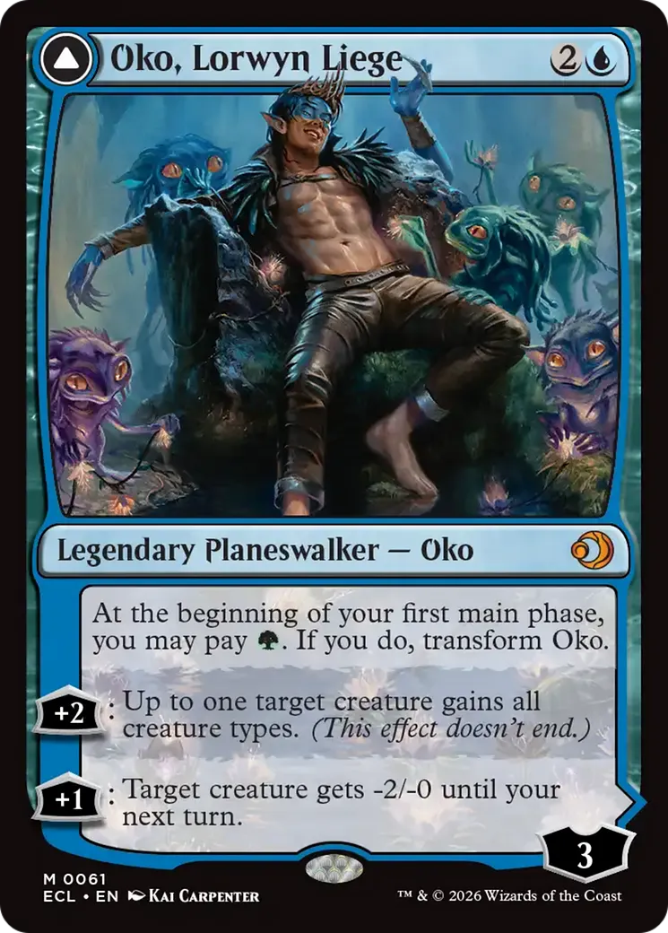 Oko, Lorwyn Liege // Oko, Shadowmoor Scion — Lorwyn Eclipsed — Magic: The Gathering
