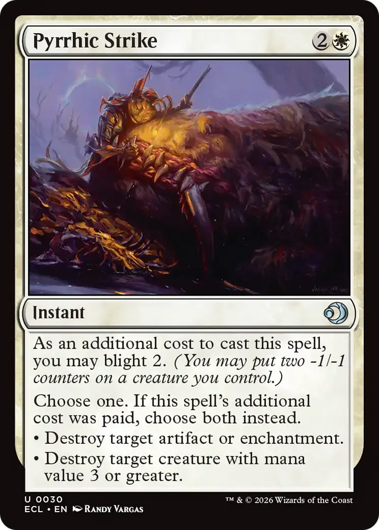 Frappe pyrrhique — Lorwyn Eclipsed — Magic: The Gathering